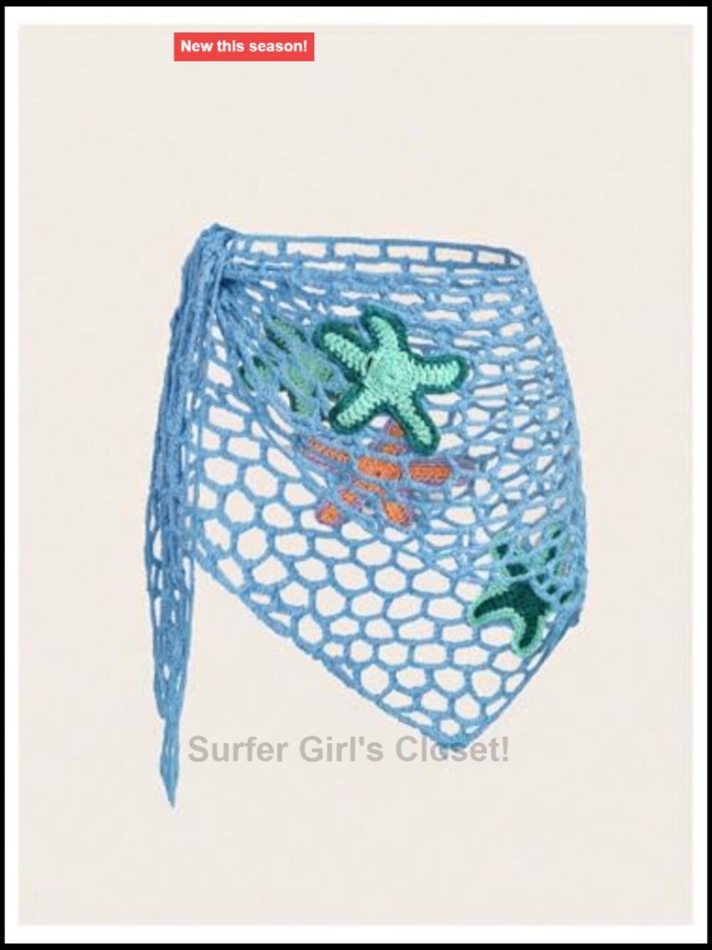 Hollow Out Crochet Asymmetrical Wrap Cover Up Skirt Swimwear - Picture 2 of 6